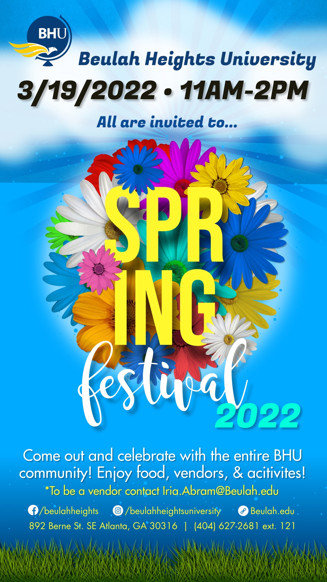 Spring Festival 2022 Beulah Heights University Inc
